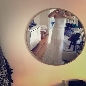 Long white maxi dress